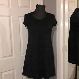 Gray Dress with Criss-Cross Back